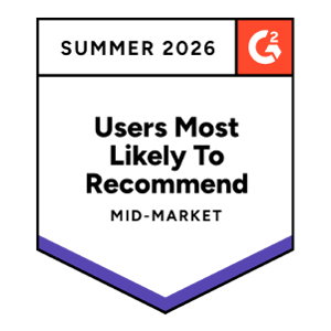 Award-UsersMostLikelyToRecommend-MidMarket-G2-Summer2026