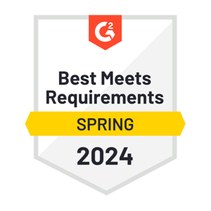 G2 - Best Meets Requirements - Spring 2024