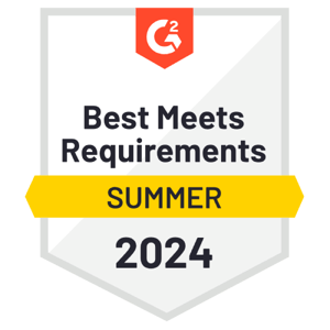 G2 - Best Meets Requirements - Summer 2024