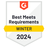 G2 - Best Meets Requirements - Winter 2024