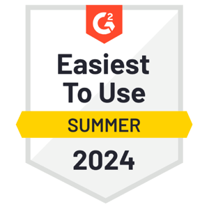 G2 - Easiest To Use - Summer 2024