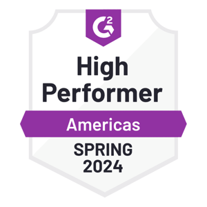 G2 - High Performer Americas - Spring 2024