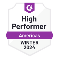 G2 - High Performer Americas - Winter 2024