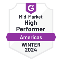 G2 - Mid-Market Americas High Performer - Winter 2024
