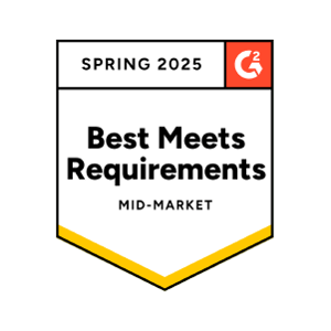 G2 - Spring 2025 - Best Meets Requirements - Mid-Market