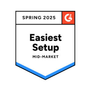 G2 - Spring 2025 - Easiest Setup Mid-Market