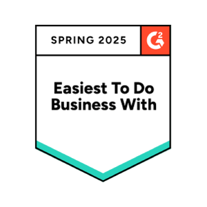 G2 - Spring 2025 - Easiest to do Business With