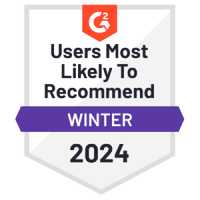 G2 - Users Most Likely To Recommend - Winter 2024