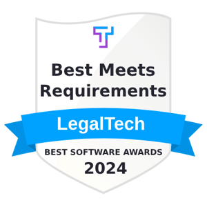 Theorem Legal Tech - Best Meets Requirements - Best Software Awards 2024