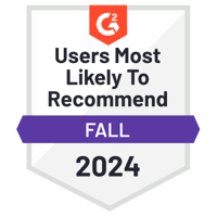 Users Most Likely To Recommend - G2 - Fall 2024